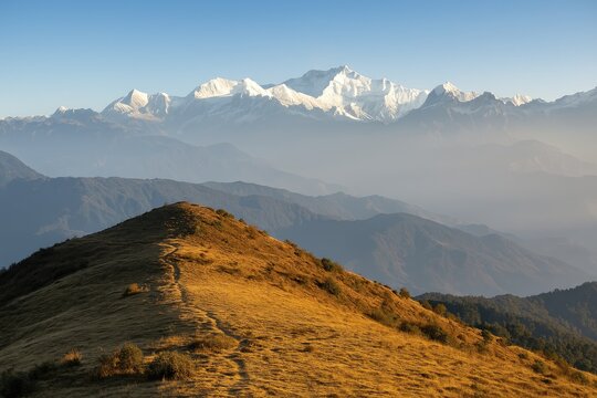 View of Kangchenjunga from Tonglu's summit