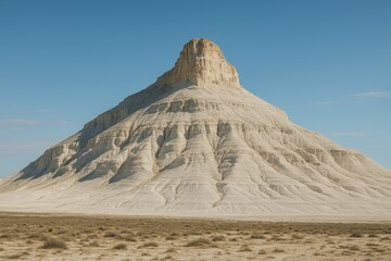 Majestic limestone peaks in untouched wilderness with scenic natural stone scenery, once the seabed.