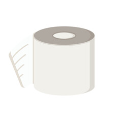 tissue and toilet paper roll icon vector