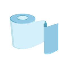 tissue and toilet paper roll icon vector