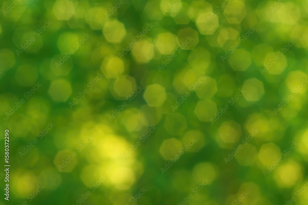 Poster creative background with natural square bokeh using a manual focus lens