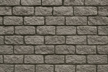 Obraz premium Background featuring an aged grey stone brick wall texture