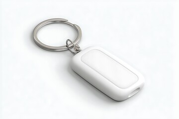 Sleek and Modern White LED Keychain Light for Everyday Use