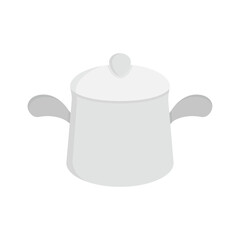 cooking pot icon vector illustration