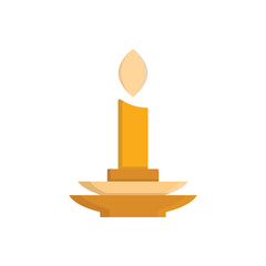 party candle icon vector illustration