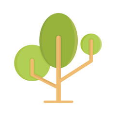 tree icon vector illustration on white background