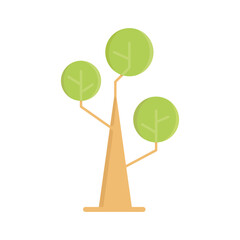 tree icon vector illustration on white background