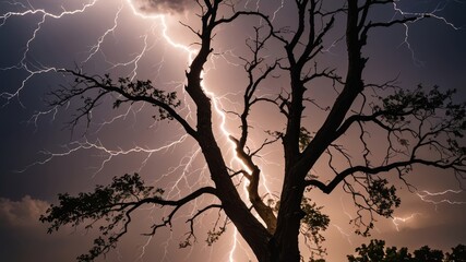 Unwetter - Blitze schlagen ein 