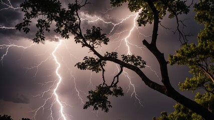 Unwetter - Blitze schlagen ein 