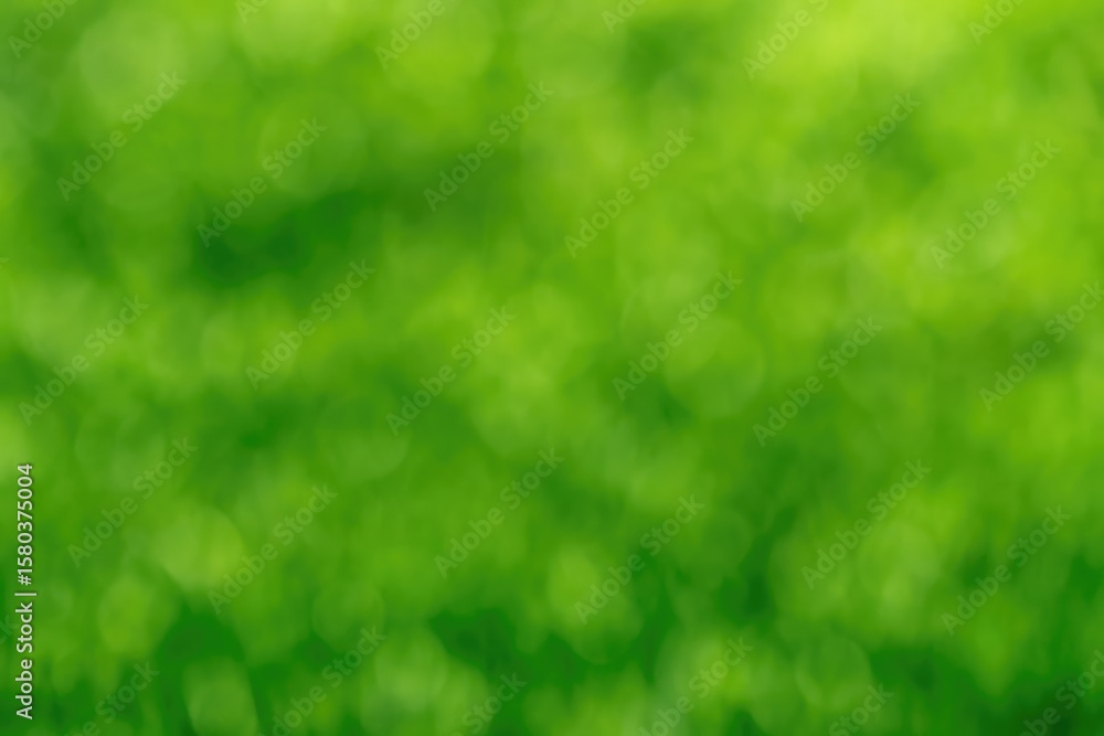 Poster vibrant green backdrop with a blurred focal point and space for custom text design mockup