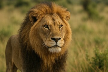 Fototapeta premium Majestic feline close-up