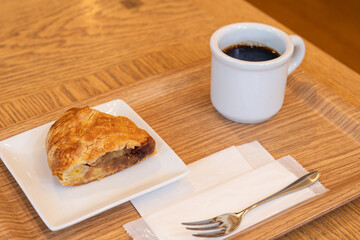 アップルパイとコーヒー