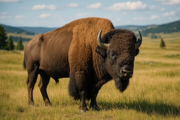 Giant North American Bison