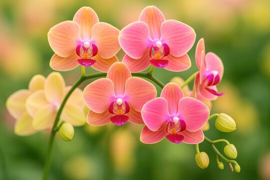 The elegance and charm of orchids inspired by love and beauty