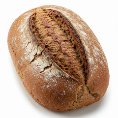 Rustic Brown Bread with Cracked Crust