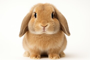 Lop Rabbit positioned against a plain white backdrop