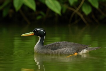 Obraz premium Hidden Finfoot Revealed