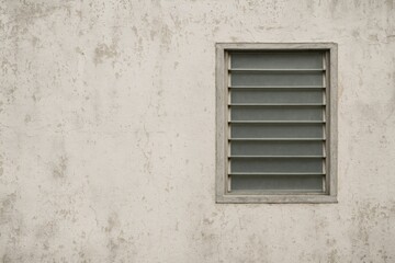 Historic brick facade featuring a modern glass louver window