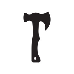 Hatchet mark logo, symmetrical layout, perfect for tactical or survival branding