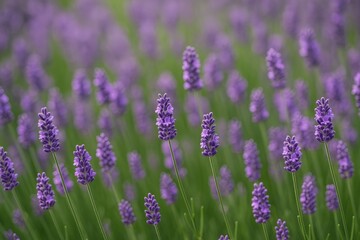 Blooming lavender: a fragrant floral display