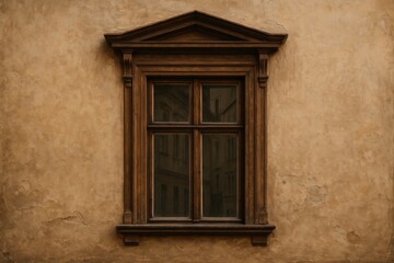 Vintage residence featuring a classic wooden window