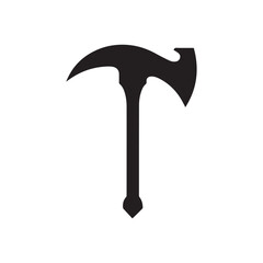 Hatchet mark logo, symmetrical layout, perfect for tactical or survival branding