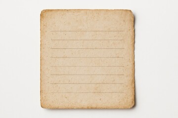 Note paper snippet on a plain white surface