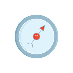 compass tool icon on white background