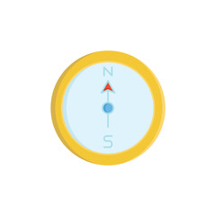 compass tool icon on white background