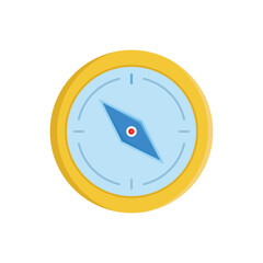 compass tool icon on white background