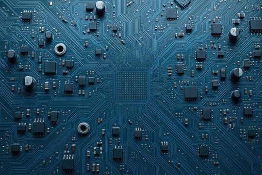 Computer motherboard design background for technology themes
