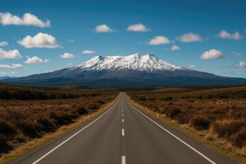 Naklejka premium The Iconic Volcanic Peak of the Region