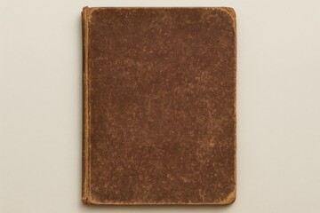 Antique book cover with a retro textured design