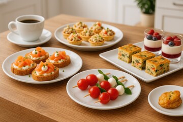 Vibrant and tasty catering dishes that delight the senses