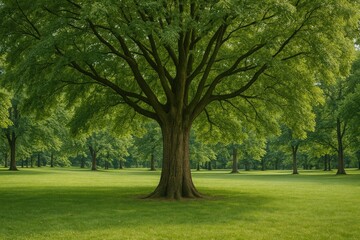 A tree located within a park setting