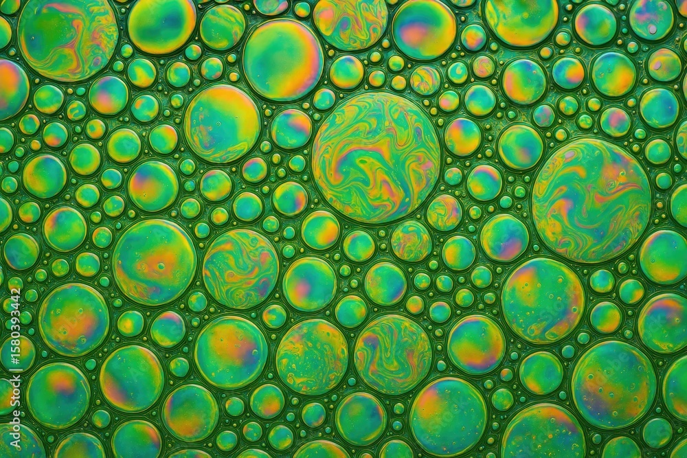 Poster a vast bubble filled with countless colors and patterns