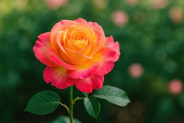 My vibrant and colorful garden rose masterpiece