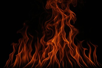 The warmth produced by the blaze