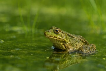 The frogs are out and about for some fun