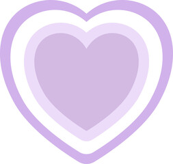 Cute Colorful Heart Shape Decoration