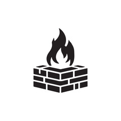 vector fire icon