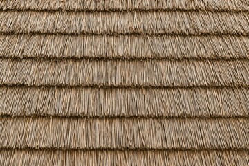 Background featuring a thatch roof design