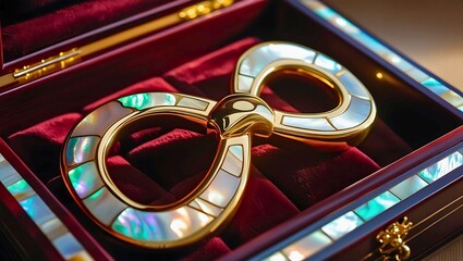 無限大をモチーフにした宝石