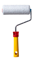 Obraz premium Colorful paint roller for home improvement projects.