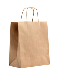 Eco-friendly brown paper shopping bag