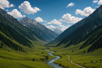 The renowned Sonamarg valley destination