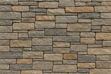 Fototapeta premium Example of stonework used as an exterior wall surface