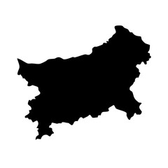 map of austria with highlighted
