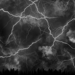 Black thunder lightning texture background Paper