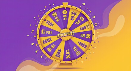 Spinning Wheel Promotion with Prizes and Discounts